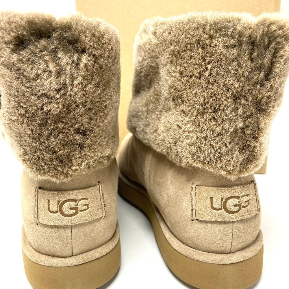UGG Classic Berge Mini AMPHORA Women Boots Brown - Picture 8 of 9